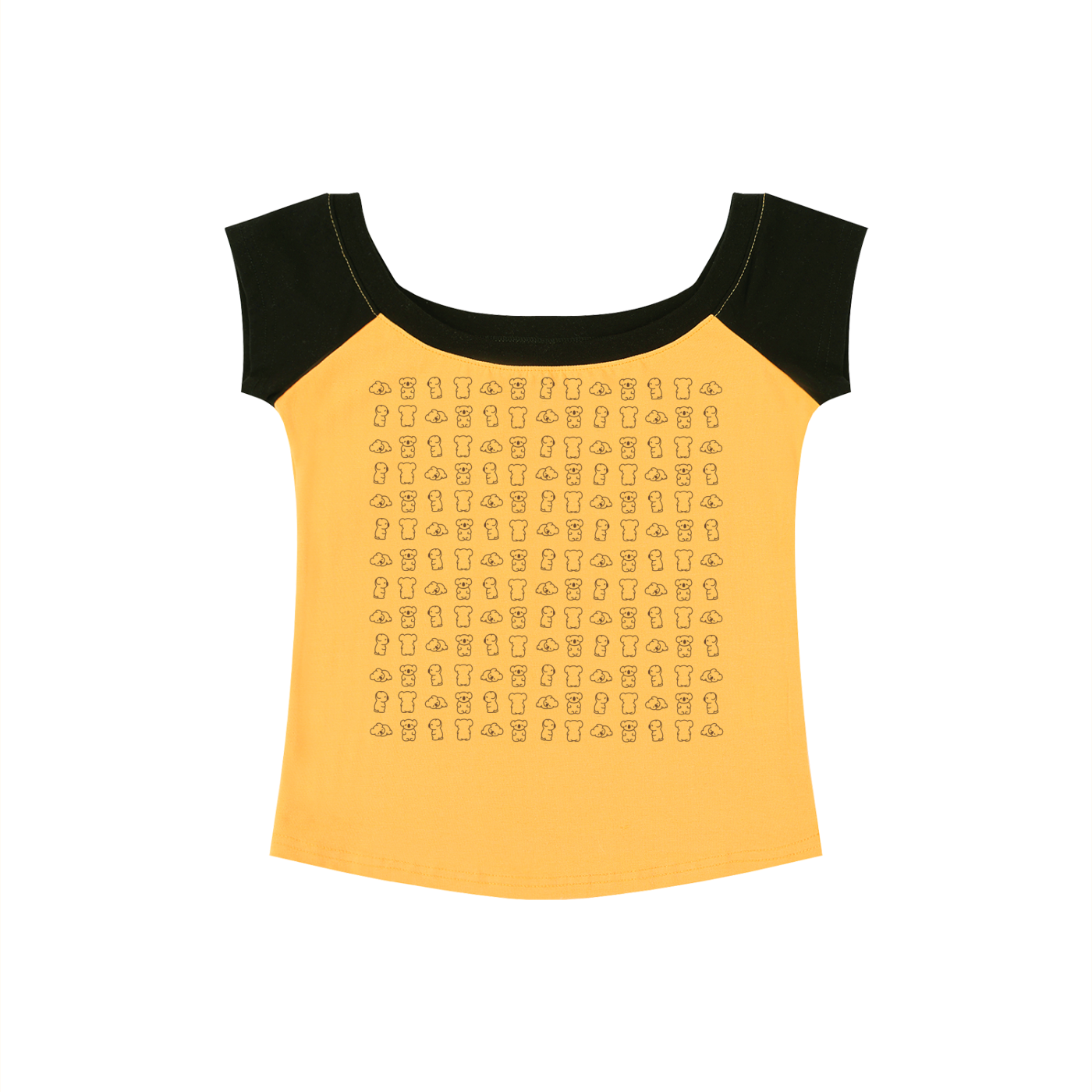 Malo Ditsy Boat Neck Tee