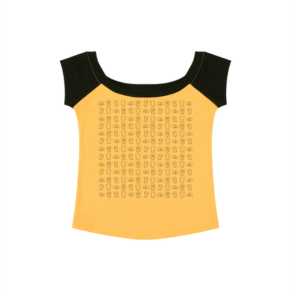 Malo Ditsy Boat Neck Tee